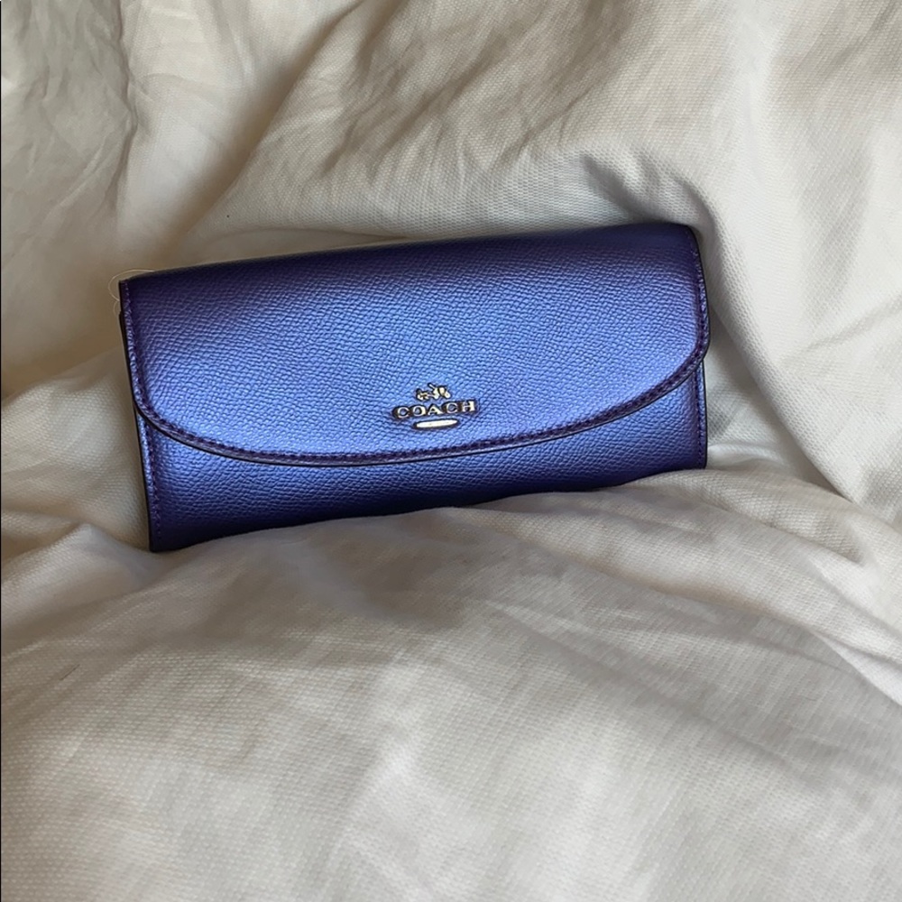 Coach Leather Wallet (w/ Removable Coin Purse)